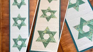 exagon patchwork tablecloth: Easy and quick sewing on a sewing machine