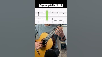 Thumbnail of RELAX with Gymnopédie No. 1 by Erik Satie 🇫🇷 #eriksatie #guitar #tabs #calmmusic #shorts
