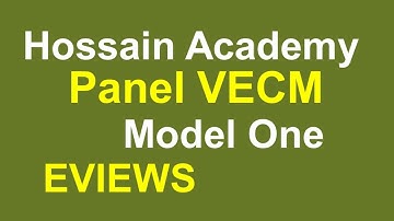 Panel VECM. Model One. EVIEWS