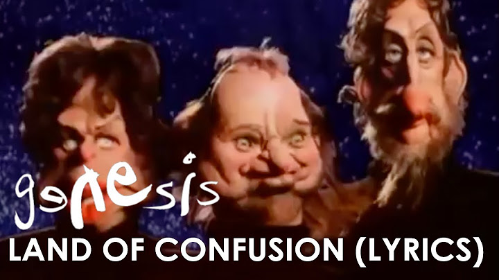Land of Confusion Lyric Video version - Lyric Video performance video thumbnail
