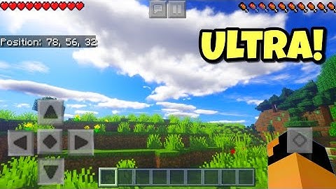 MCPE 1.13 SEUS *ULTRA* REALISTIC SHADER MINECRAFT PE