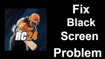 Fix Real Cricket 24 Black Screen Error | Real Cricket 24 Black Screen issue Solved | PSA 24