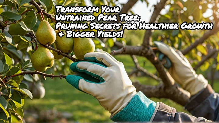 Pruning A Young Untrained Pear Tree