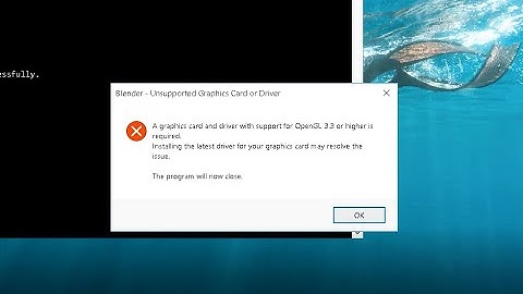 How To Fix Blender 2.8+ Unsupported graphics card or driver - Opengl 3.3 or Higher Error