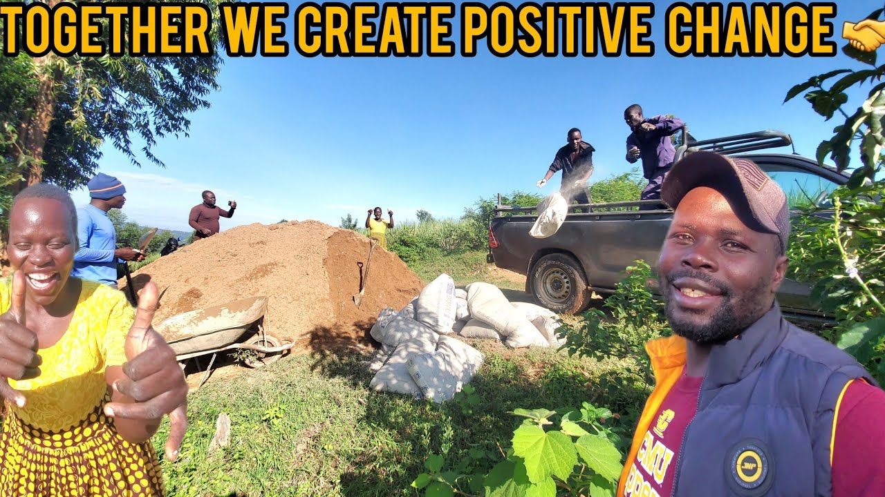 GOOD NEWS! 🎉 MORE CHARITY MATERIALS ARRIVE FOR MAMA CLIF’S CHARITY HOUSE PROJECT!#charity 