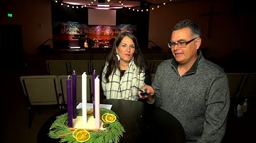 Advent Candle Lighting Demonstration