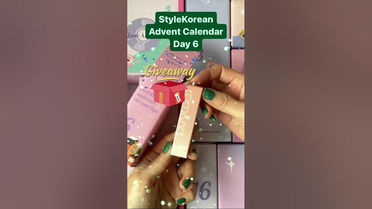 StyleKorean Beauty Advent Calendar Day6 ROMAND Glasting MeltingBalm 