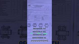 RECUPERA TU VEHICULO DEL DEPOSITO DE SAT