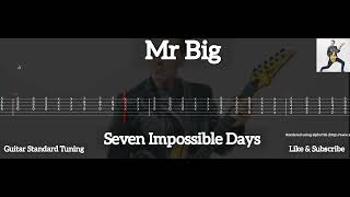 Mr Big  Seven Impossible Days  Tab Guitar 