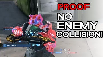 Proof of NO Enemy Collision in Halo Infinite
