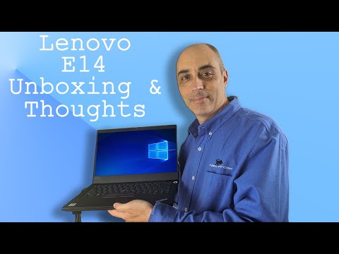 Lenovo ThinkPad E14 - Unboxing