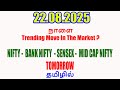Nifty Analysis for 22.08.2025 | Option Trading For Beginners | Technical Analysis in Tamil