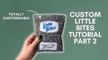 Custom Little Bites muffins template tutorial  pt 2 | Mini muffins template