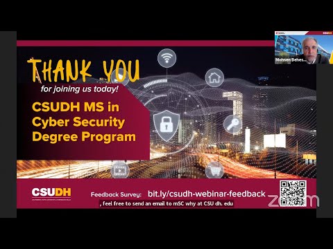 Info Session: CSUDH MS in Cyber Security | Webinar (4/17/21)