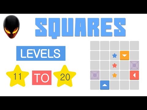 Squares Level 11 12 13 14 15 16 17 18 19 20 (Minimal Puzzle Game)