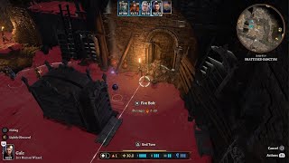Pfargtle uses the strongest explosive barrel ever made to destroy a single scrying eye