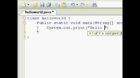 Java - Hello World Application