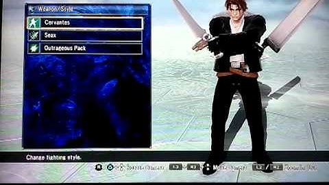 Soul Calibur V- How to Create Squall Leonhart