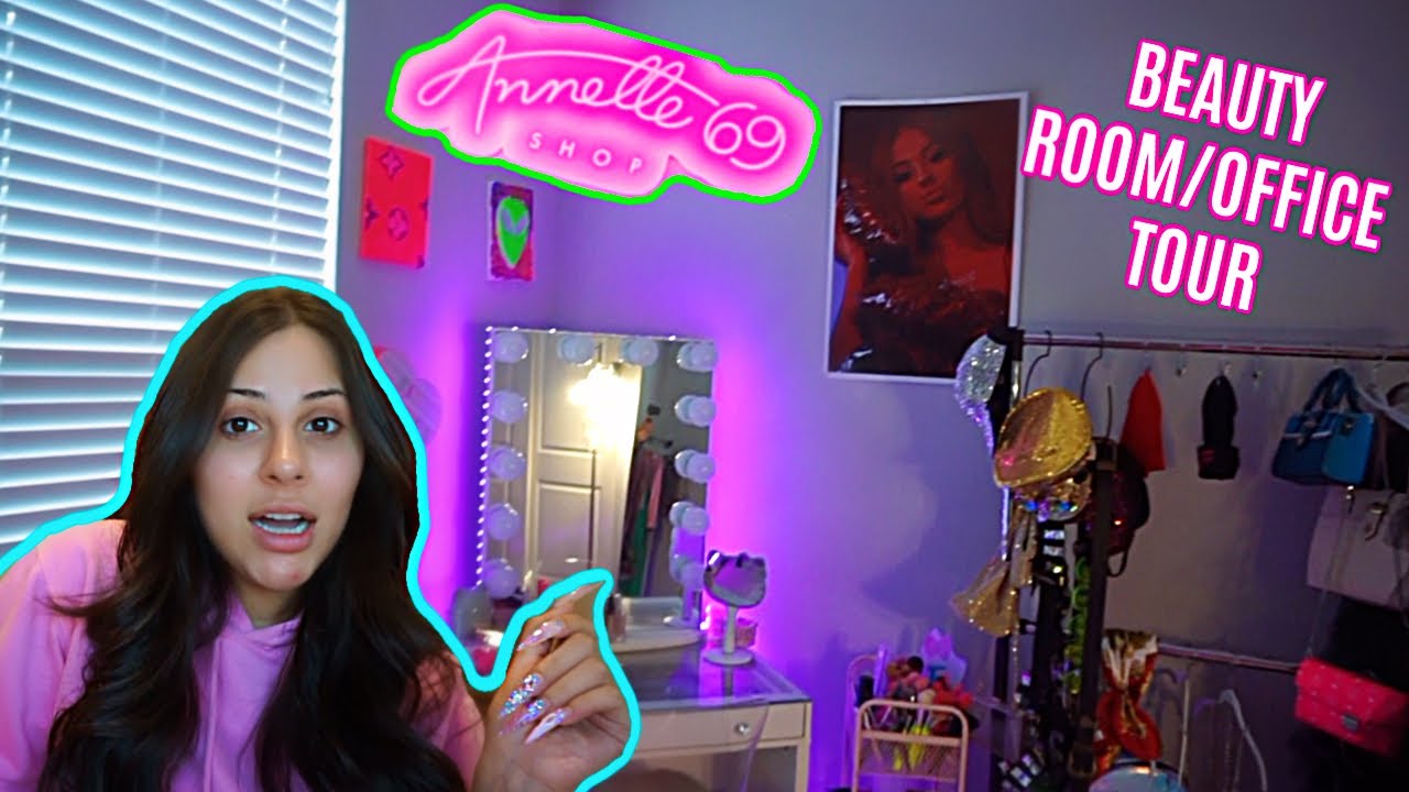 GLAM ROOM/OFFICE TOUR 👽💰✨