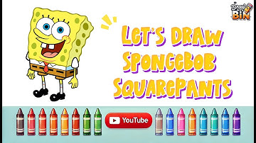 🧽 How to Draw SpongeBob SquarePants | Step by Step | Easy SpongeBob Drawing Tutorial