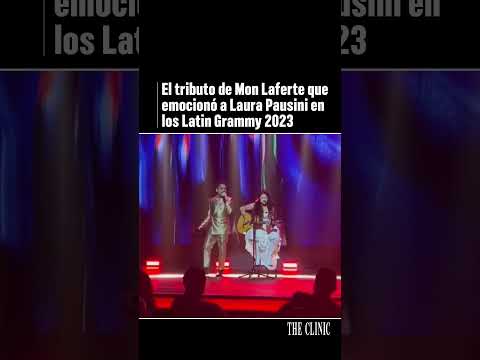 Mon Laferte y Christian Nodal tributan a Laura Pausini en los Latin Grammy