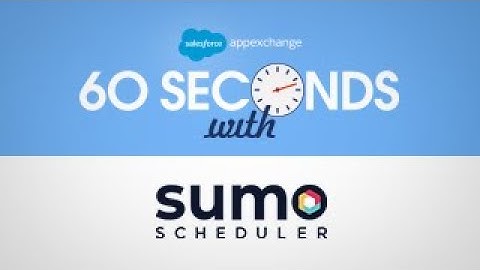 60 Seconds With SUMO Scheduler