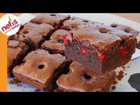 Vişneli Çikolatalı Brownie
