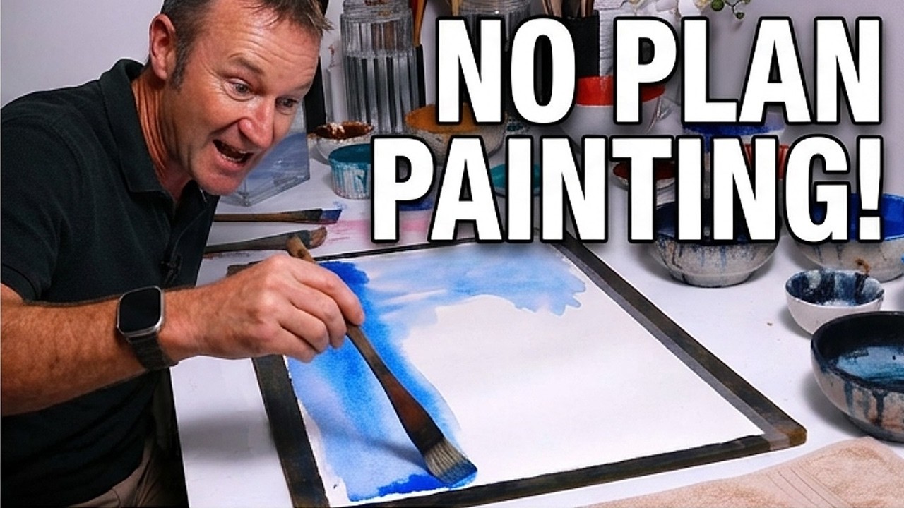 The Freedom of 'No Plan' Painting: Trusting Your Watercolours