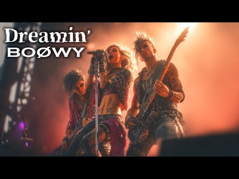 BOØWY Dreamin 欧州メタル女子が歌うボウイ European Hard Rock Metal Female Vocal Ver AI Covers J POP