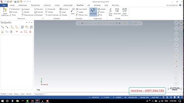 Tu hoc Mastercam 2018 -Bai 03-Thay Đổi Đơn Vị Làm Việc Trong Mastercam 2018