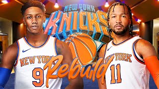 Rebuilding the New York Knicks in NBA 2K24