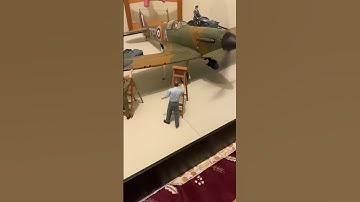 Hand built Spitfire MK1A (piloted by A G Sailor Malan. K993 with 74 squadron. #spitfire #handmade