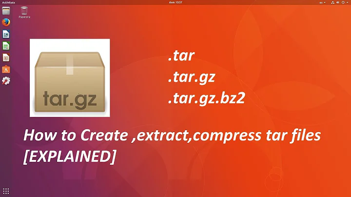 How to create,extract,compress tar files in linux ubuntu [ Explained ]