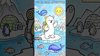 Polar bear adventures #drawing #art #magiccoloring Polar bear adventures #drawing #art #magiccoloring