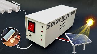 How To Make Solar Inverter At Home Diy 220Volt 200Watt Inverter By - Creativeshivaji