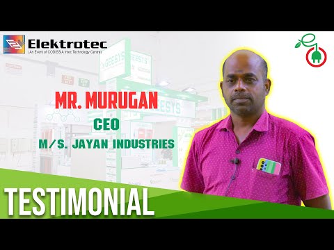 Mr.Murugan | CEO | M/s. Jayam Industries | Supplier Talks