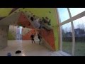 Überhang Boulder im Bergwerk Dortmund am 06.03.2016
