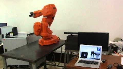 Visual Servoing Kinect Robot ABB IRB 140 - (09/14/2012) - ViSeLab