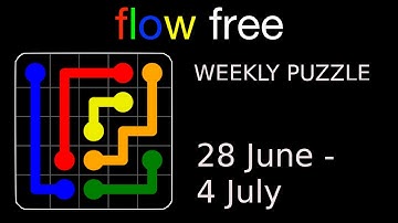 Flow free WEEKLY Puzzles, Worm challenge, 28 June - 4 July - Gameplay Walkthrough (iOS & Android)