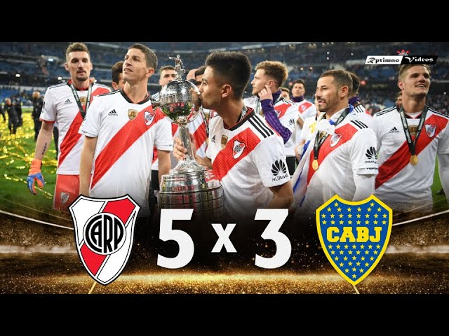 River Plate 5-3 Boca Juniors - FINAL Copa Libertadores 2018 ○ JOGOS  HISTÓRICOS 