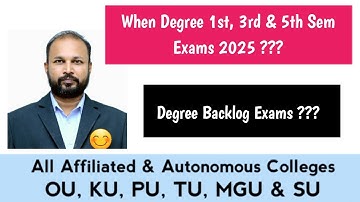 Wanneer zijn de reguliere examens voor de 1e, 3e en 5e semester van 2025? Achterstandsexamens??? ...