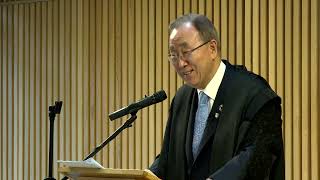 'Human Rights in a Fractured World' lecture by Ban Ki-moon