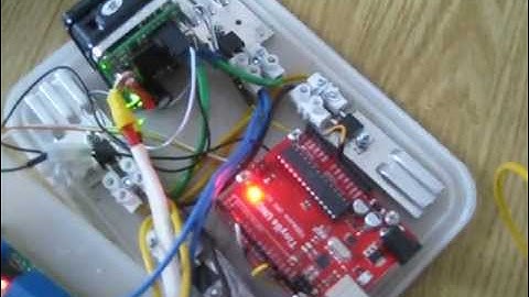 Arduino running electrical motor test setup
