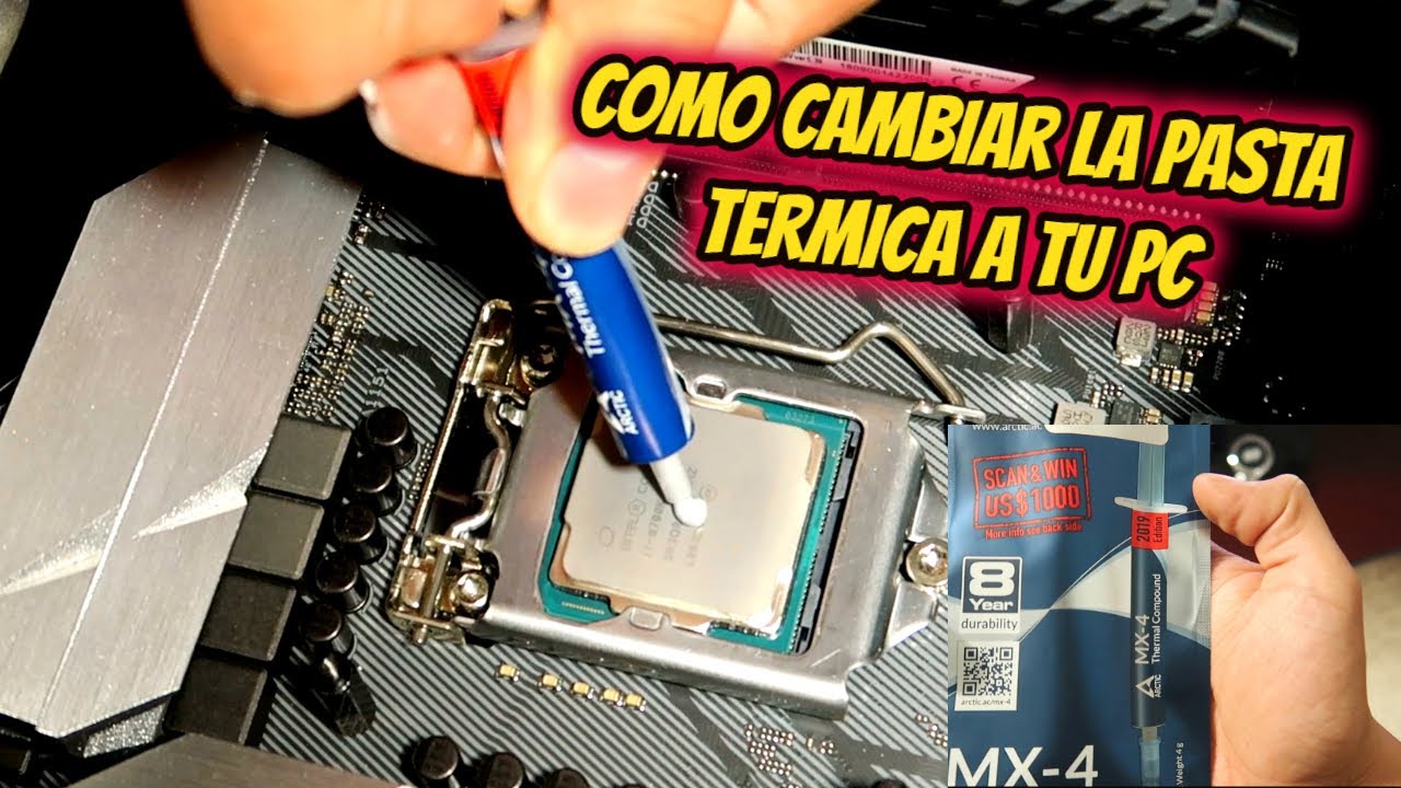 COMO CAMBIAR PASTA TERMICA A UNA PC  CADA CUANTO TIEMPO DEBO DE CAMBIAR LA PASTA  TERMICA A MI PC? 