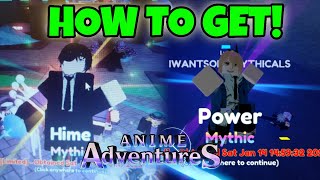  LIVE  Chainsaw Man Update In Roblox Anime Adventures  New Raid OR  Dungeon  YouTube