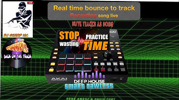 AKAI MPC ONE - #215 Bounce tracks to real time song beat building #MPC, #MPC_ONE, #DJ_SharpMC_LIVE