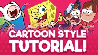 How To Draw Cartoon Style - Process Tutorial