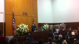 Judge Franc Perry Sings at His Induction