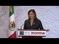 Conferencia de Prensa - Dip  Lorena Villavicencio - Aumento presupuesto Conavim