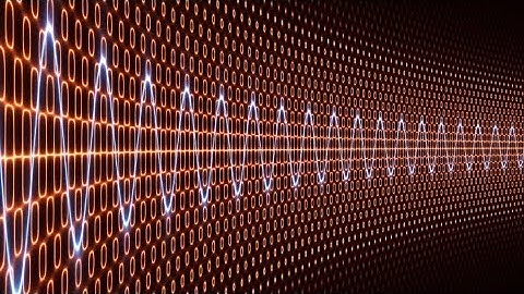 Magic music visualizer -- sound waves demo